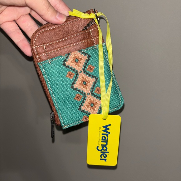Wrangler Handbags - Wrangler Teal and Brown Women's Wallet